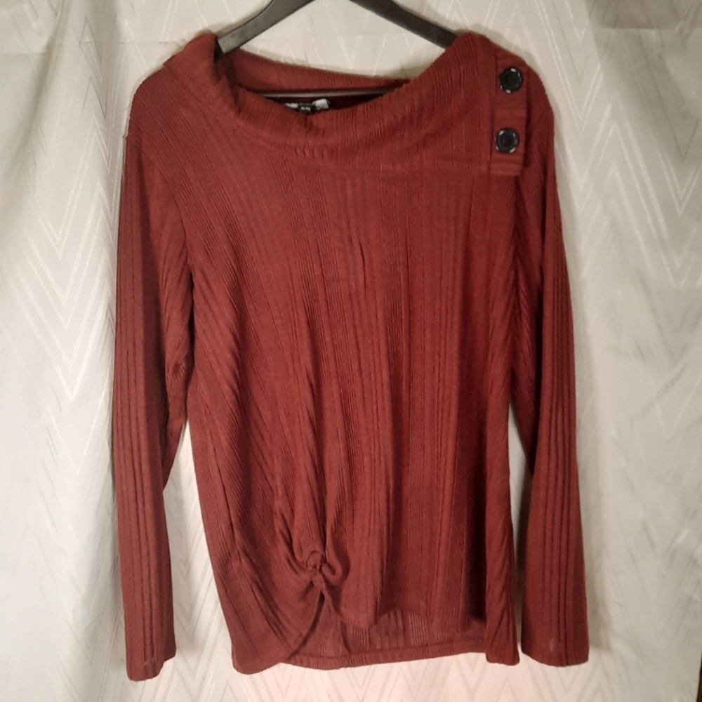 Lily Morgan Burnt Orange Sweater